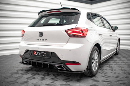 Spoiler zadního nárazníku Seat Ibiza Mk5 černý lesklý plast