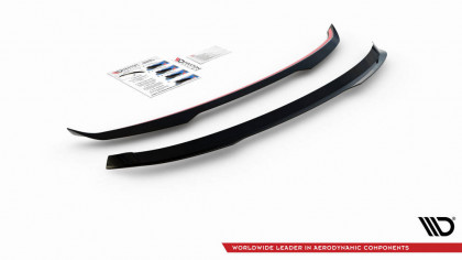 Prodloužení spoileru Seat Ibiza Mk5 černý lesklý plast