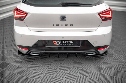 Splittery zadní boční Seat Ibiza Mk5 černý lesklý plast