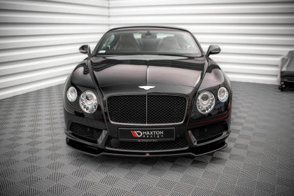 Spojler pod nárazník lipa V.1 Bentley Continental GT V8 S Mk2 černý lesklý plast