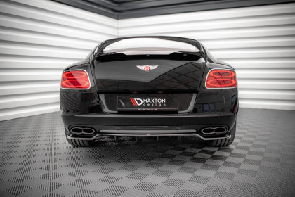 Spoiler zadního nárazníku Bentley Continental GT V8 S Mk2 černý lesklý plast