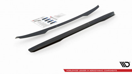 Prodloužení spoileru Peugeot Partner Mk3 černý lesklý plast