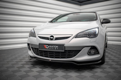 Spojler pod nárazník lipa V.2 Opel Astra GTC OPC-Line J černý lesklý plast