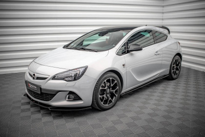 Prahové lišty Opel Astra GTC OPC-Line J černý lesklý plast