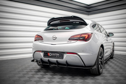 Prodloužení spoileru Opel Astra GTC OPC-Line J černý matný plast