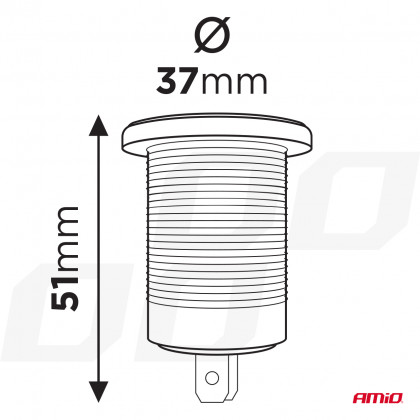 Nabíječka 2xUSB 12/24V MOD-04