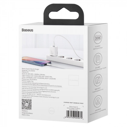 Nabíječka Baseus Super Si Quick Charger USB-C 1C 30W