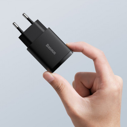 Nabíječka Baseus Compact Quick Charger, USB, USB-C, 20W