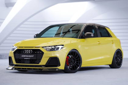 Spoiler pod přední nárazník CSR CUP - Audi A1 (Typ GB) černý matný