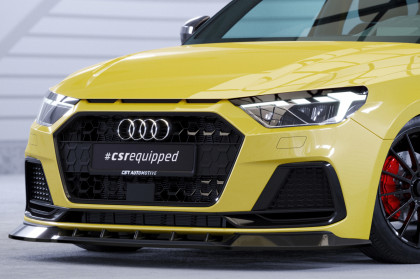 Spoiler pod přední nárazník CSR CUP - Audi A1 (Typ GB) carbon look lesklý