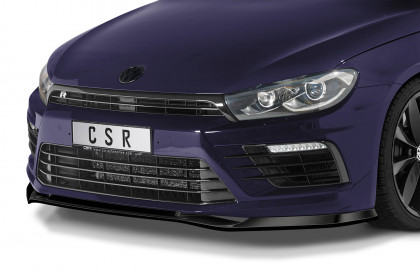 Spoiler pod přední nárazník CSR CUP - VW Scirocco (Typ 13) R carbon look lesklý