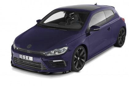 Spoiler pod přední nárazník CSR CUP - VW Scirocco (Typ 13) R carbon look lesklý