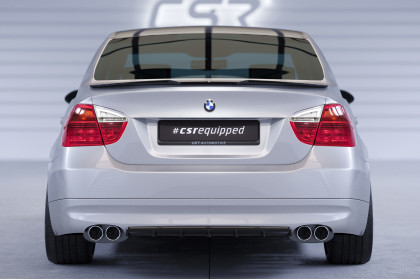 Spoiler pod zadní nárazník, difuzor CSR - BMW 3 E90 / E91 černý lesklý