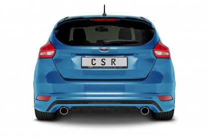 Spoiler pod zadní nárazník, difuzor CSR - Ford Focus MK3 ST-Line černý lesklý