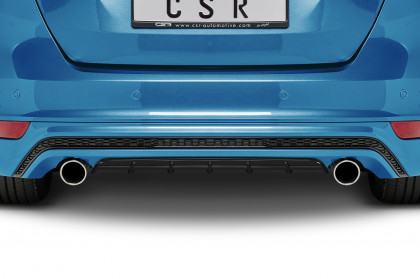 Spoiler pod zadní nárazník, difuzor CSR - Ford Focus MK3 ST-Line černý lesklý
