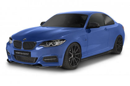 Spoiler pod přední nárazník CSR CUP - BMW 2 (F22/F23) M-Paket carbon matný 