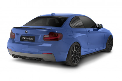 Spoiler pod zadní nárazník, difuzor CSR - BMW 2 (F22 / F23) Coupe a Cabrio carbon look lesklý