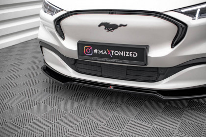 Spojler pod nárazník lipa V.2 Ford Mustang Mach-E Mk1 carbon look