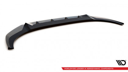Spojler pod nárazník lipa V.2 Audi RSQ8 Mk1 černý lesklý plast