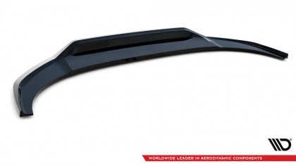 Spojler pod nárazník lipa V.3 Audi RSQ8 Mk1 černý lesklý plast