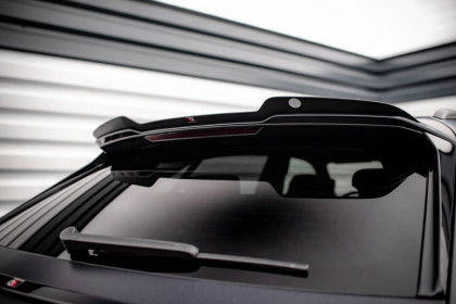Prodloužení střešního spoileru Audi RSQ8 Mk1 černý lesklý plast