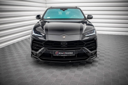 Spojler pod nárazník lipa V.3 Lamborghini Urus Mk1 černý lesklý plast