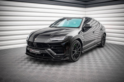 Spojler pod nárazník lipa V.3 Lamborghini Urus Mk1 černý lesklý plast