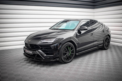 Prahové lišty Lamborghini Urus Mk1 černý lesklý plast