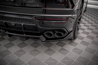Spoiler zadního nárazníku Lamborghini Urus Mk1 černý lesklý plast
