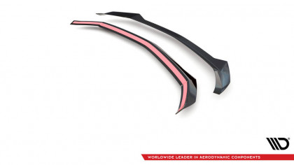 Prodloužení střešního spoileru Lamborghini Urus Mk1 černý lesklý plast