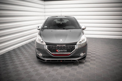 Spojler pod nárazník lipa V.2 Peugeot 208 GTi Mk1 černý lesklý plast