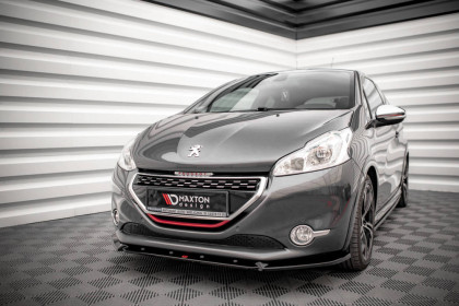 Spojler pod nárazník lipa V.2 Peugeot 208 GTi Mk1 černý lesklý plast