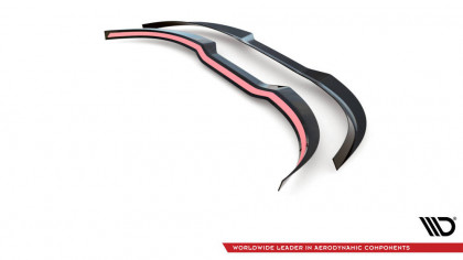 Prodloužení střešního spoileru Peugeot 208 GTi Mk1 černý matný plast