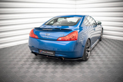 Splittery zadní boční Infiniti G37 Coupe černý lesklý plast