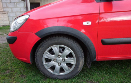 Plastové lemy blatníků Hyundai Getz 5dv. po FL(2005-2011) 4ks