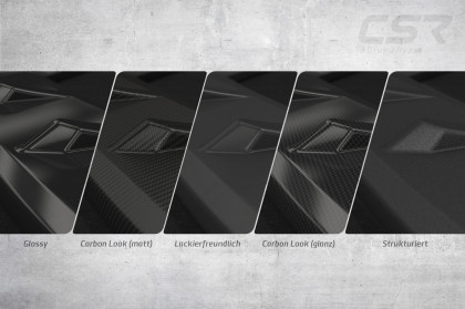 Spoiler pod přední nárazník CSR CUP - BMW 6 F12/F13/F06- M-Paket 2011-2018 carbon look lesklý