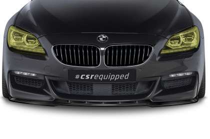 Spoiler pod přední nárazník CSR CUP - BMW 6 F12/F13/F06- M-Paket 2011-2018 černý matný