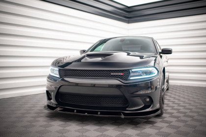 Spojler pod nárazník lipa V.2 Dodge Charger SRT Mk7 Facelift černý lesklý plast