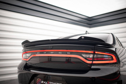 Prodloužení spoileru Dodge Charger SRT Mk7 Facelift černý lesklý plast