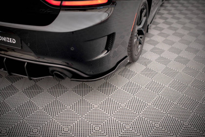 Splittery zadní boční Dodge Charger SRT Mk7 Facelift černý lesklý plast