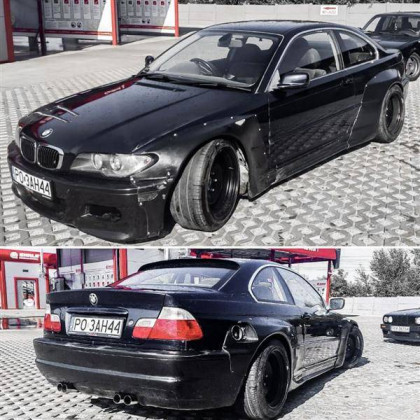 Royal Body Kit BMW E46 PANDEM WIDE BODY facelift