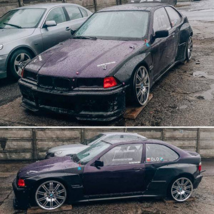 Royal Body Kit BMW E36 COMPACT PANDEM WIDE BODY