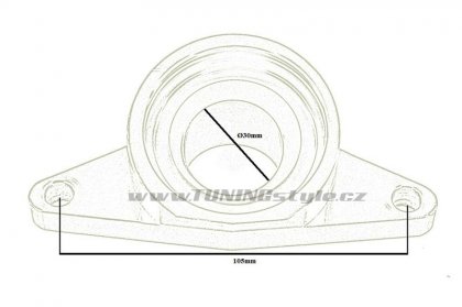 Adaptér k Blow off ventilu WRX HKS type