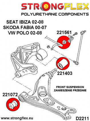 226223A: Zestaw zawieszenia przedniego SPORT