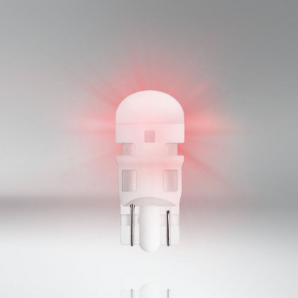 Žárovky Osram LED, LEDriving STANDARD SL 12V 0,8W W2.1X9.5D červené (2ks)