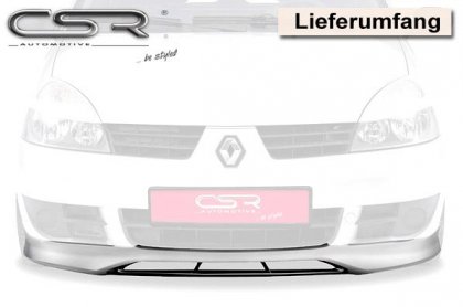 Přední spoiler pod nárazník CSR - Renault Clio 2/B 06-09