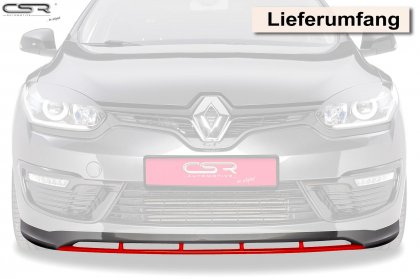 Přední spoiler pod nárazník CSR - Renault Megane 3 III