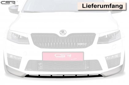 Přední spoiler pod nárazník CSR - Skoda Octavia III RS 12-