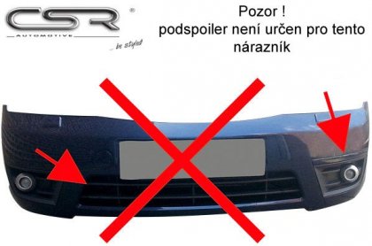 Přední spoiler pod nárazník CSR-Ford Mondeo MK3 03-07