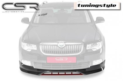 Přední spoiler pod nárazník CSR-Škoda Superb II 3T 08-15